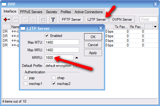 max mtu for vpn mikrolrik